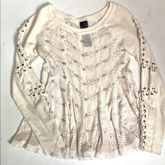 Free People New Romantics Heavy Metal Top - Picture 3 of 12